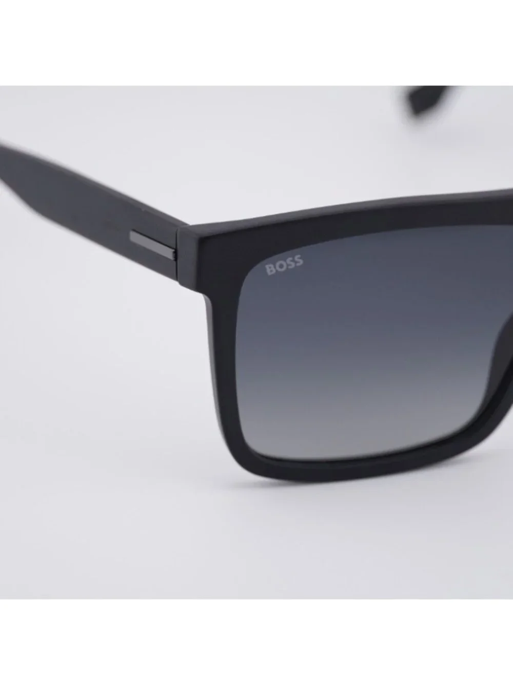 Hugo BOSS 1440/S 003/WJ Sunglasses Black Square Frame, Blue Lenses